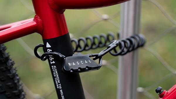 Cyklistický zámek Rascal lankový
